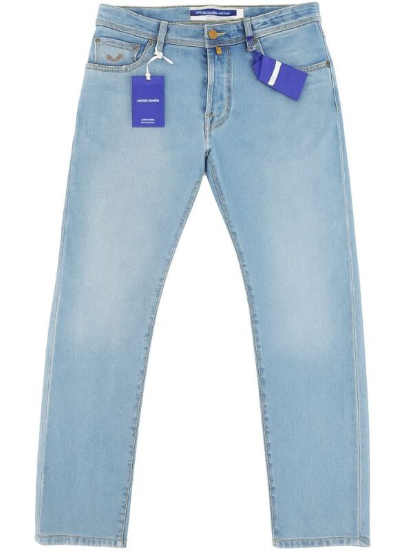 Jacob Cohen Blue Cotton Jeans & Pant