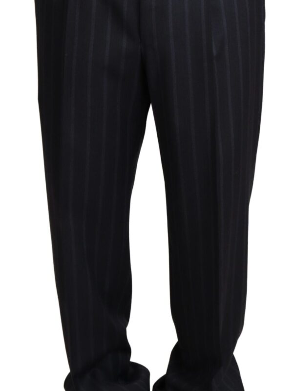Dolce & Gabbana Gray Wool Blend Formal Trousers Pants