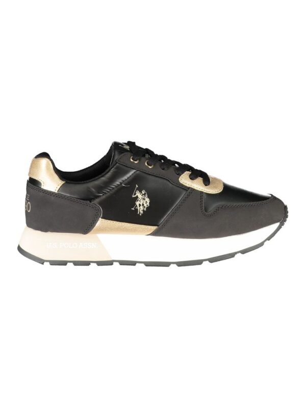 U.S. POLO ASSN. Black Polyester Sneaker