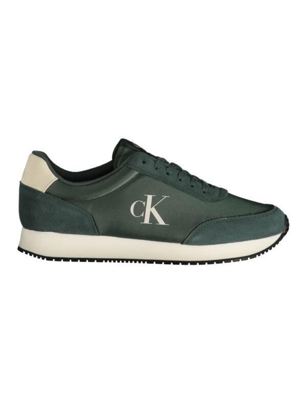 Calvin Klein Green Polyester Sneaker