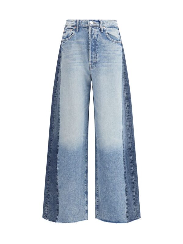 Mother Denim Pipe Dream Sneak Fray Jeans