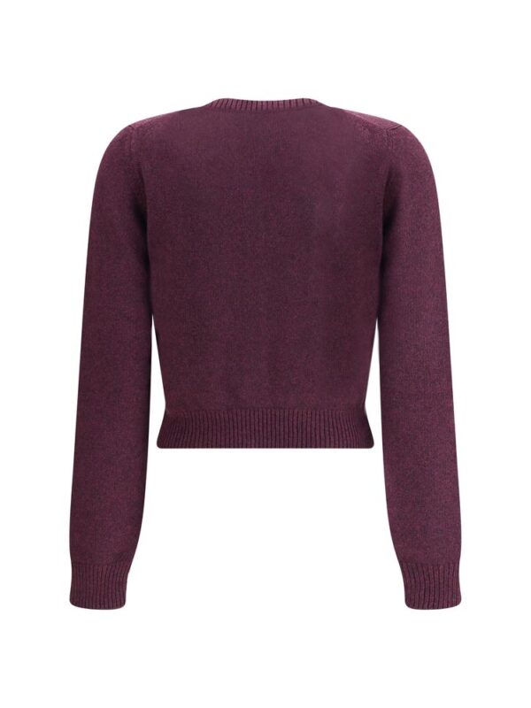 Lux Brands - Cozy Burgundy Knit Sweater for Women, Perfect for Fall and Winter. Soft, premium material with a stylish fit for casual and chic looks. Ideal for layering or wearing alone.