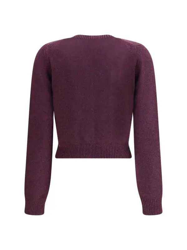 Lux Brands - Cozy Burgundy Knit Sweater for Women, Perfect for Fall and Winter. Soft, premium material with a stylish fit for casual and chic looks. Ideal for layering or wearing alone.