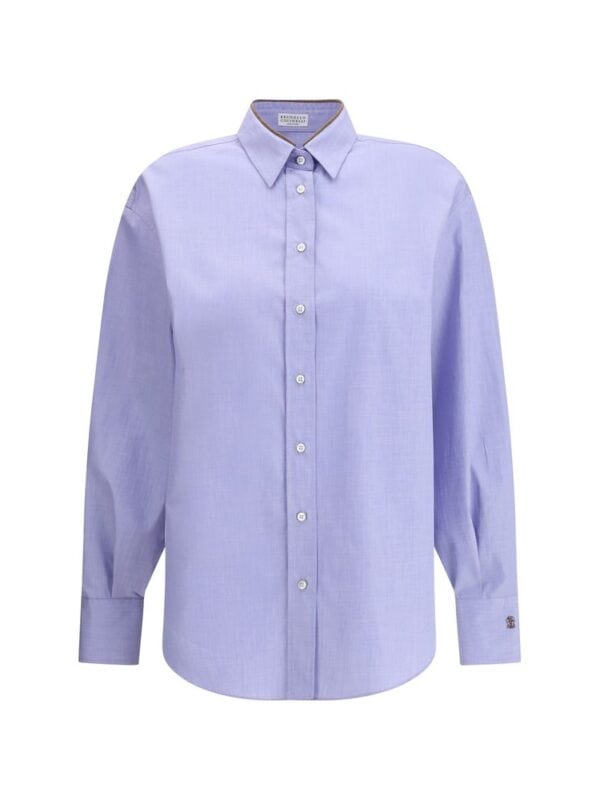 Lux Brands men's light blue dress shirt with classic collar and button-up front, ideal for formal and business occasions. Made from high-quality fabric for a comfortable fit.