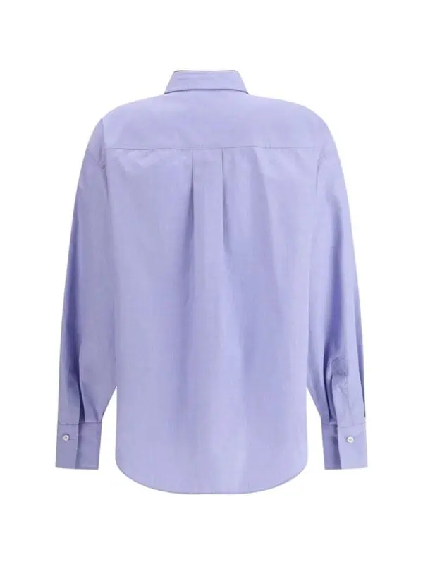 Lux Brands men's light purple dress shirt with button cuffs and classic collar, designed for elegant and comfortable wear. Perfect for formal or business occasions.