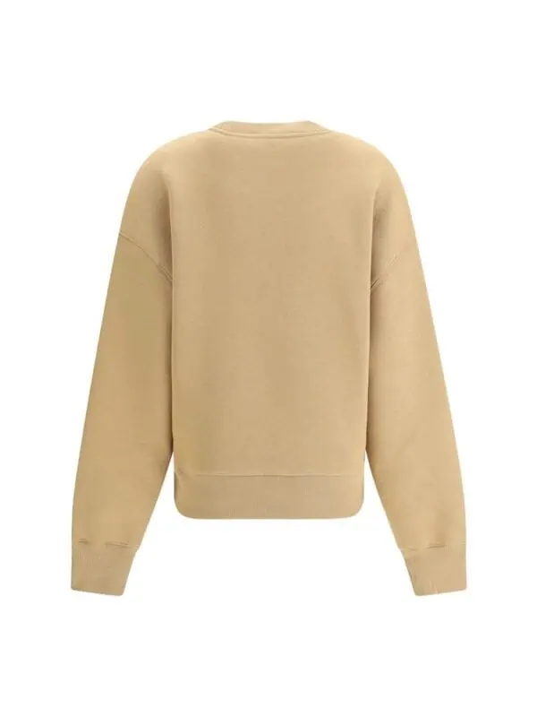 Bespoke beige crewneck sweatshirt made from soft premium fabric for a stylish casual look, perfect for everyday wear and luxury fashion statements.